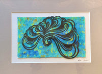 Fine Line Cut Paper Art, Matted