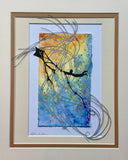 Beans Cut Paper Art, Matted