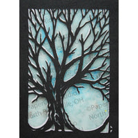 Tree Cut Paper ACEO