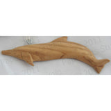 Dolphin, Carved Wood Ornament