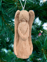 Angel, Carved Wood Ornament