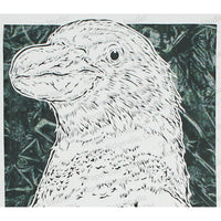 Penguin Cut Paper Art, Matted