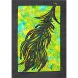 Feather Cut Paper ACEO
