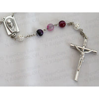 Banded Agate Rosary- 6MM