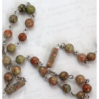 Autumn Jasper Rosary- 6MM