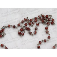Glass Bead Rosary- 3-4 MM