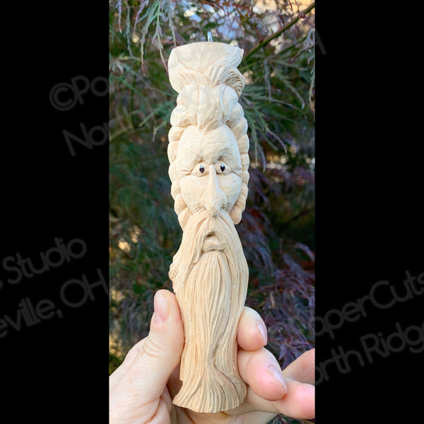 Krampus, Carved Wood Ornament